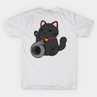 Maneki-Neko Black T-Shirt